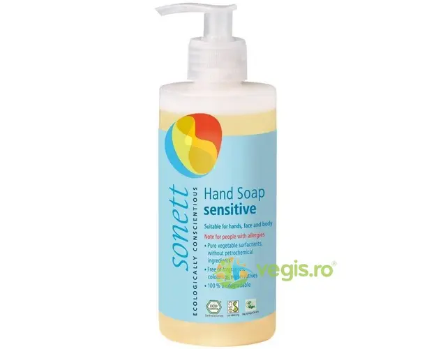 Sapun Lichid Neutru Sensitive Bio 300ml