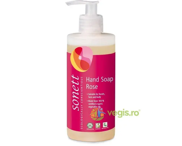 Sapun Lichid Trandafiri Bio 300ml