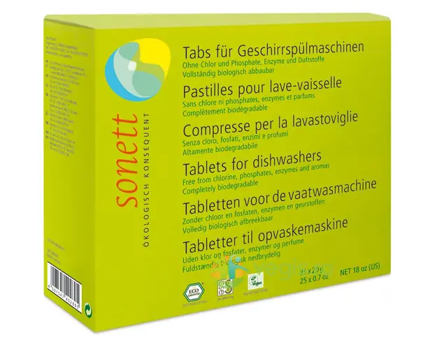 Tablete pentru Masina de Spalat Vase Bio 500g (25x20g)