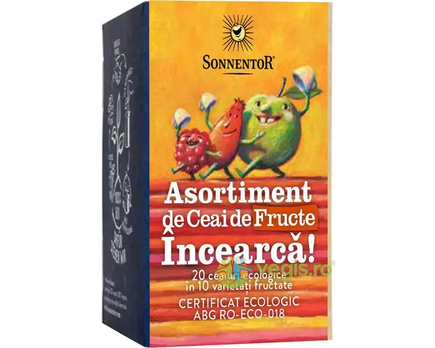 Ceai Incearca! Asortiment de Ceai de Fructe Ecologic/Bio 20dz