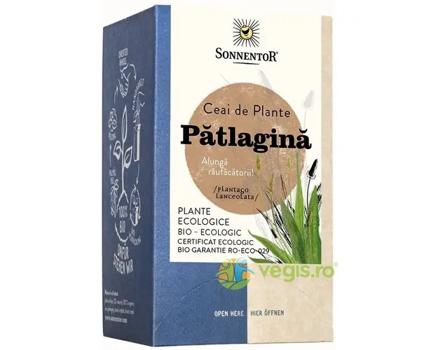Ceai de Patlagina Ecologic/Bio 18dz