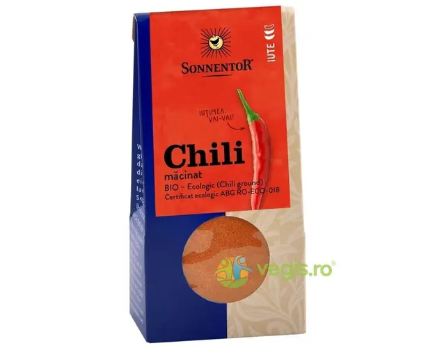 Chili Macinat Ecologic/Bio 40g