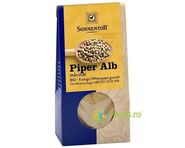 Piper Alb Macinat Bio 35gr
