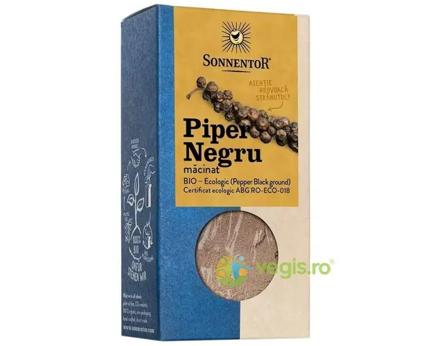 Piper Negru Macinat Ecologic/Bio 50g