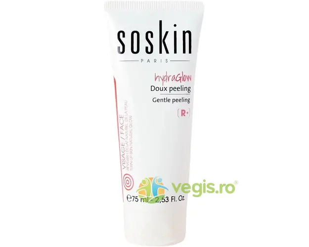 Peeling Delicat pentru Fata cu Pudra de Samburi de Caise Hydraglow 75ml