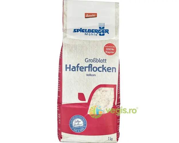 Fulgi Mari de Ovaz Integral Demeter Ecologici/Bio 1kg
