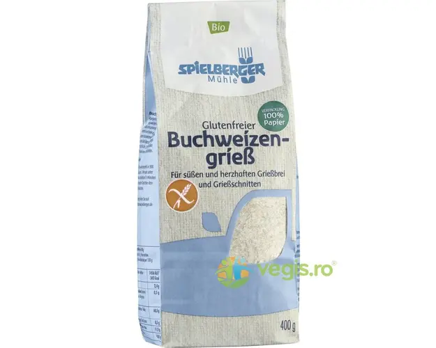 Gris din Hrisca fara Gluten Ecologic/Bio 400g