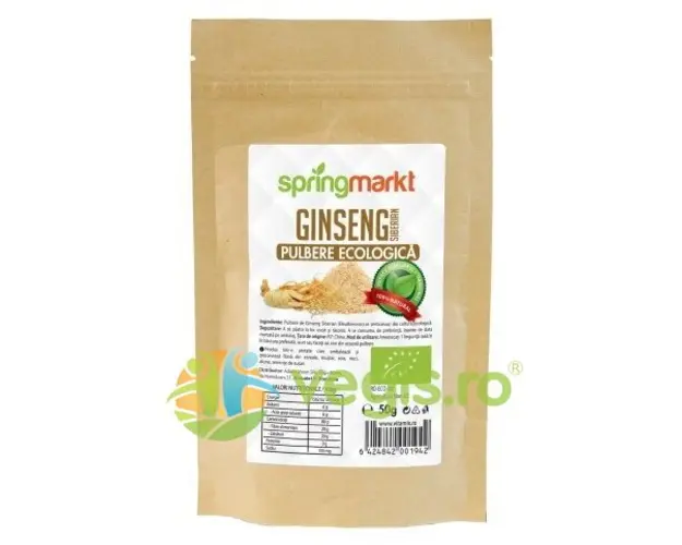 Pulbere de Ginseng Siberian Ecologica/Bio 50g