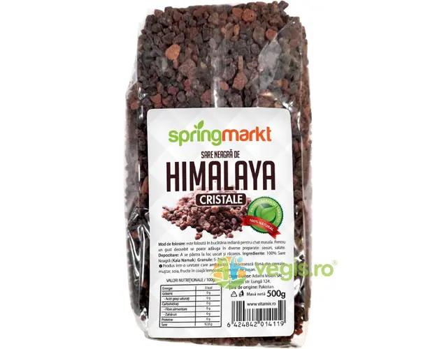 Sare Neagra de Himalaya Cristale 5-7mm 500g