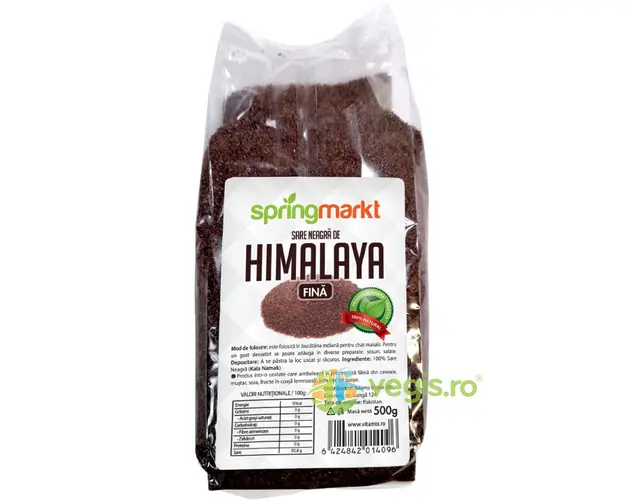 Sare Neagra de Himalaya Fina 500g