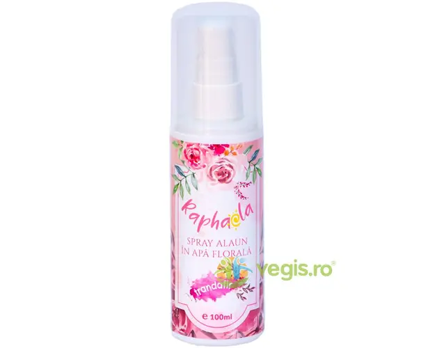 Deodorant Spray Alaun in Apa Florala de Trandafir 100ml