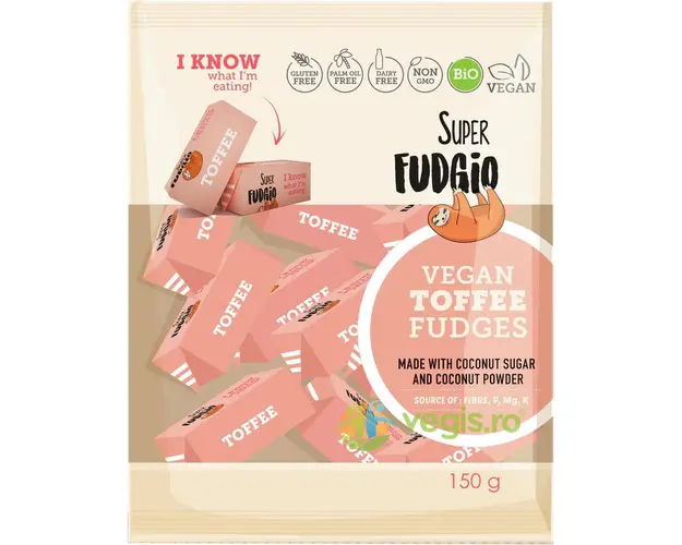 Caramele cu Aroma de Toffee fara Gluten Ecologice/Bio 150g