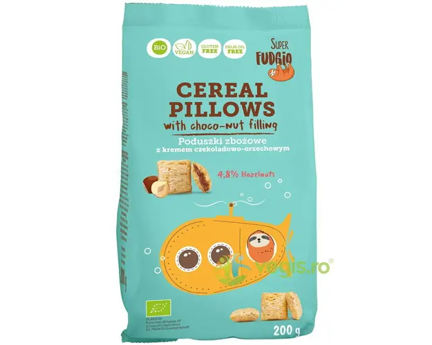 Cereale Umplute cu Ciocolata si Alune de Padure fara Gluten Ecologice/Bio 200g