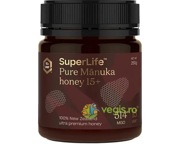 Miere de Manuka UMF 15+ (MGO 514+) 250g