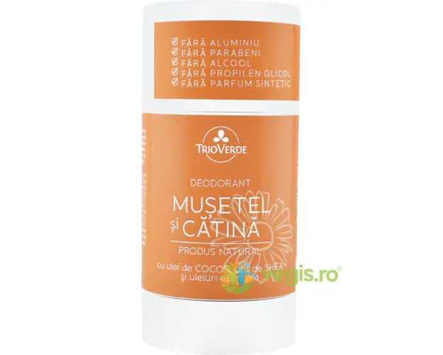 Deodorant Natural cu Musetel si Catina 60g