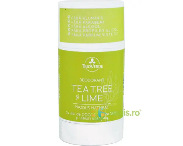 Deodorant Natural cu Tea Tree si Lime 60g