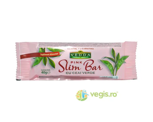 Baton De Slabit Slim Bar Cu Ceai Verde Pink 40gr