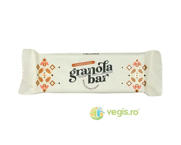 Baton Granola cu Migdale si Tonka 55g