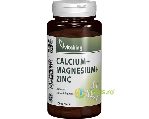Calciu + Magneziu + Zinc 100cpr