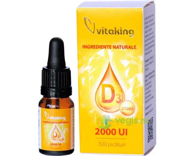 Vitamina D 2000UI Picaturi 10ml