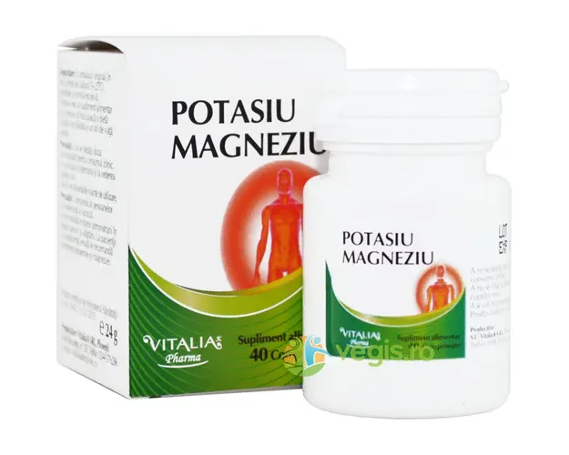 Potasiu + Magneziu 40cpr