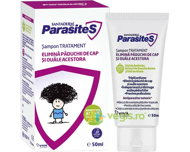 Sampon Tratament pentru Paduchi Santaderm 50ml