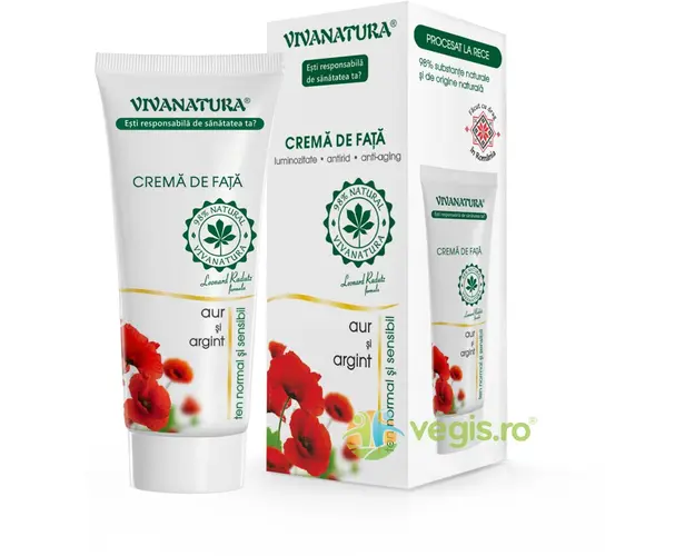 Crema De Fata Cu Argint Si Aur Coloidal 75ml