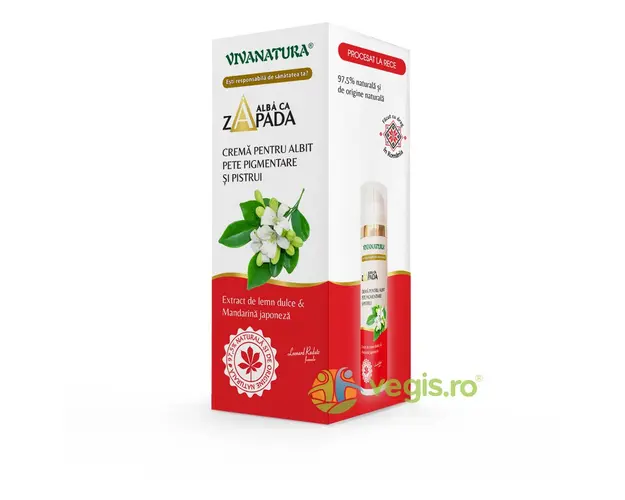 Crema de Zi pentru Pete Pigmentare cu Extract de Lemn Dulce si Mandarina 45ml