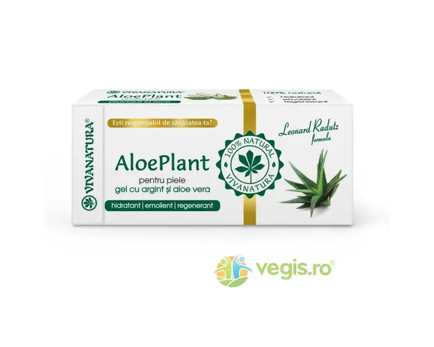 Gel Aloe Vera & Argint Coloidal AloePlant 20ml