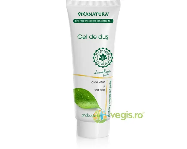 Gel De Dus Antibacterian Cu Aloe Si Tea Tree 250ml