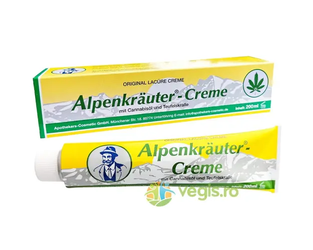 Crema cu Ulei de Canabis si Gheara Diavolului 200ml