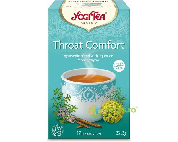 Ceai Confortul Gatului (Throat Comfort) Ecologic/Bio 17dz 32.3g