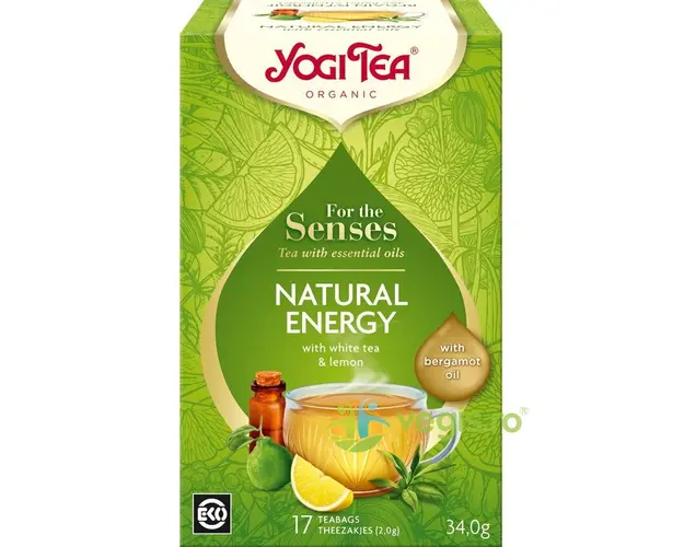Ceai cu Ulei Esential Natural Energy - For the Senses Ecologic/Bio 17dz