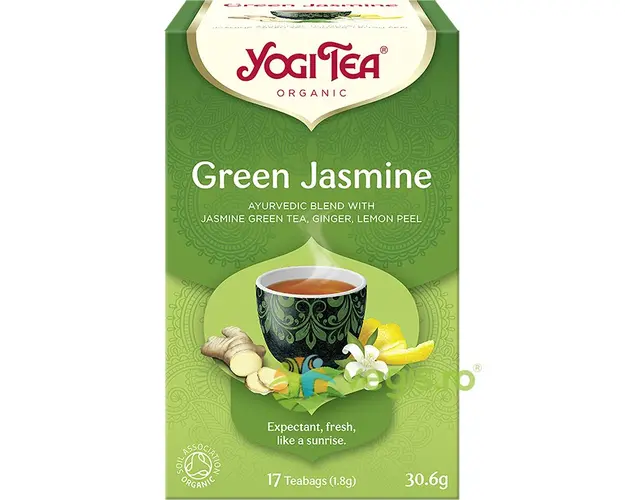Ceai Verde Green Jasmine cu Iasomie si Ghimbir Ecologic/Bio 17dz - 30.6g