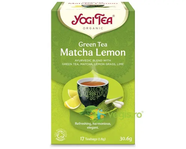 Ceai Verde cu Matcha si Lamaie Ecologic/Bio 17dz 30.6g