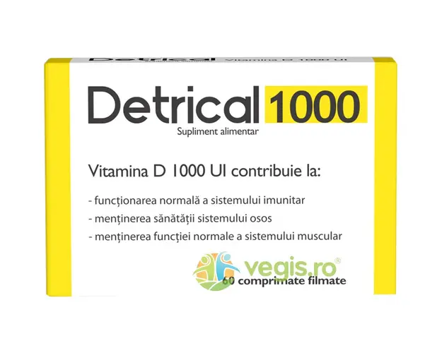 Detrical (Vitamina D) 1000U.I 60cpr