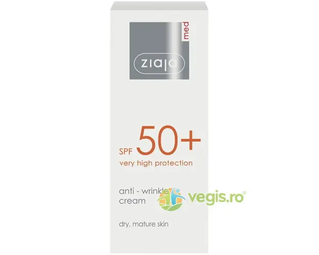 Crema Antirid Fotoprotectoare pentru Ten Uscat SPF50 Ziaja Med 50ml