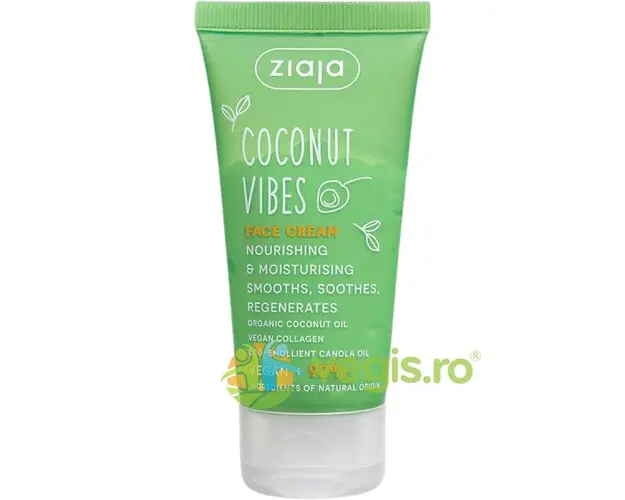 Crema Hidratanta si Hranitoare pentru Fata Coconut Vibes 50ml