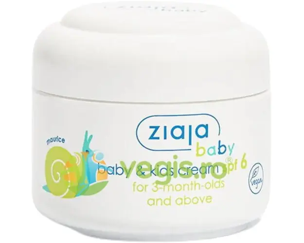 Crema Hidratanta de Corp pentru Bebelusi si Copii SPF6 3 luni+ Ziaja Baby 50ml