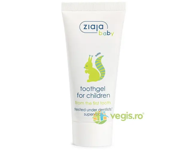 Pasta de Dinti Gel pentru Copii fara Fluor (6 luni +) 50ml