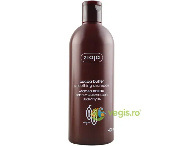 Sampon pentru Netezire pentru Par Uscat si Degradat cu Unt de Cacao 400ml