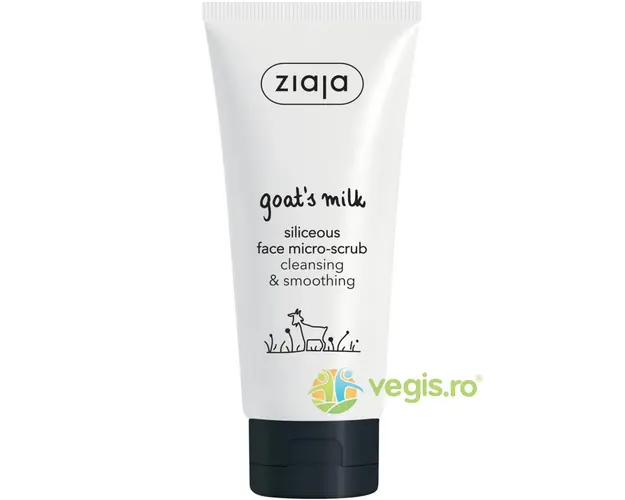 Scrub Microcristalin cu Siliciu pentru Fata cu Lapte de Capra 75ml