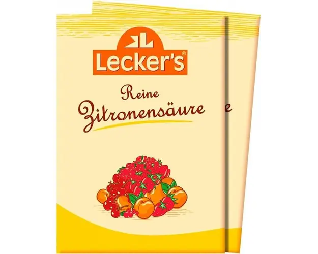 Acid citric pur, 2x10g - Lecker’s