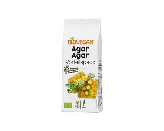 Agar agar, fara gluten, eco-bio, 100g - Biovegan