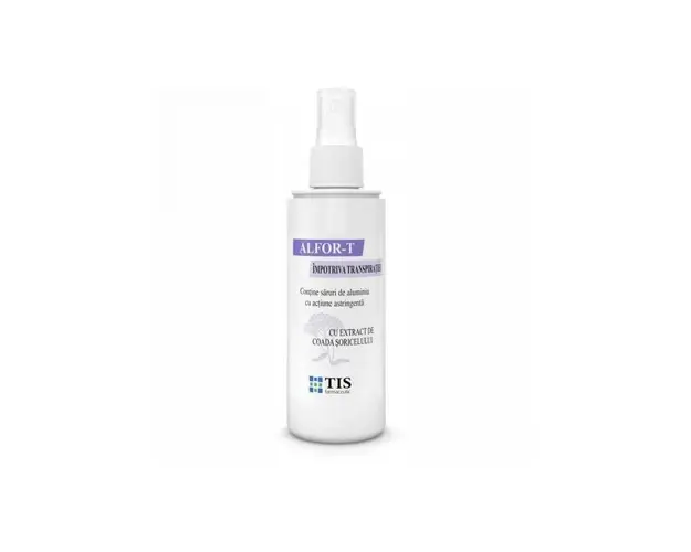 Alfor T, impotriva Transpiratiei, 110ml - Tis Farmaceutic