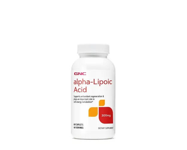 Alpha-lipoic Acid 300 Mg, Ala Acid Alfa Lipoic, 60tbl - Gnc