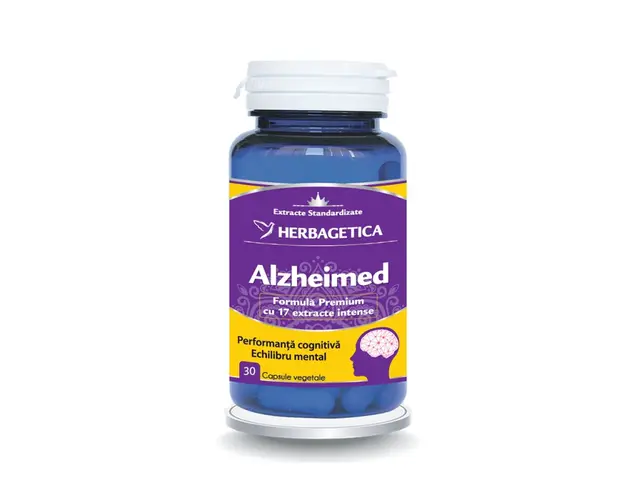 ALZHEIMED - supliment Alzheimer, 30 capsule, Herbagetica