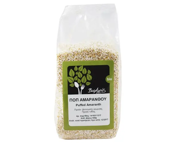 Amarant expandat, eco-bio, 100 g, BioAgros