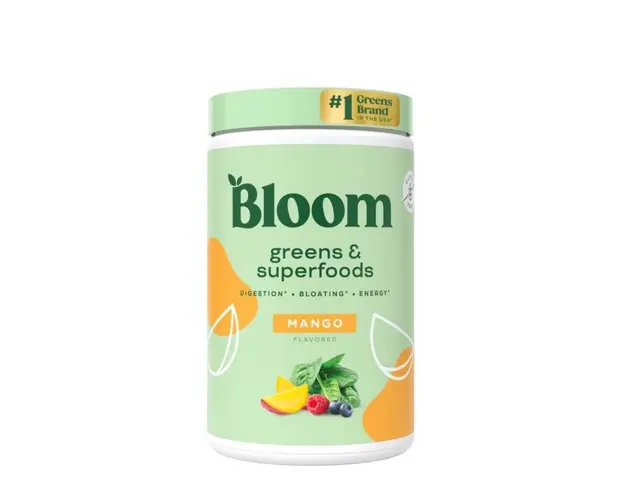 Amestec de Super-alimente Verzi Cu Aroma De Mango, 141g, Bloom