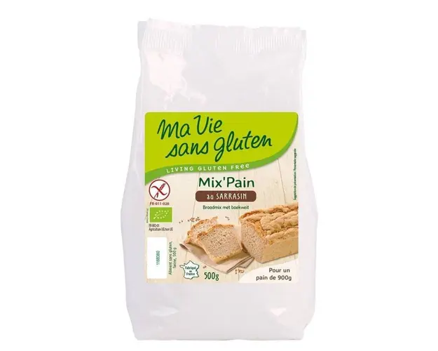 Amestec pentru paine cu hrisca, fara gluten, 500g - Ma vie sans Gluten